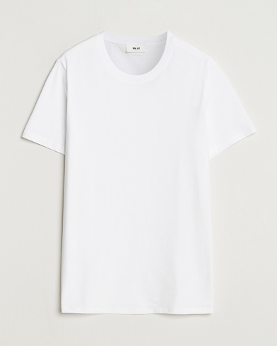 NN07 Percy Crew Neck T-Shirt White – Weiß