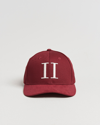 LES DEUX Baseball Cap Suede II Port Royal Red – Rot