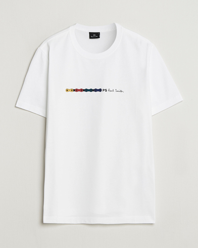 PS Paul Smith Chain Printed T-Shirt White – Weiß