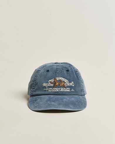 Polo Ralph Lauren Corduroy Bill Cap Faded Navy – Blau