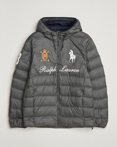 Polo Ralph Lauren Colden Snow Polo Hodded Jacket Charcoal Grey – Grau
