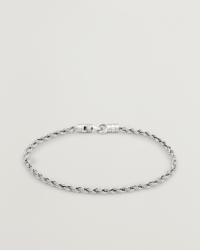 Tom Wood Rope Bracelet Silver – Silber