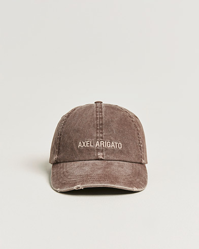 Axel Arigato AA Logo Cap Washed Brown – Braun
