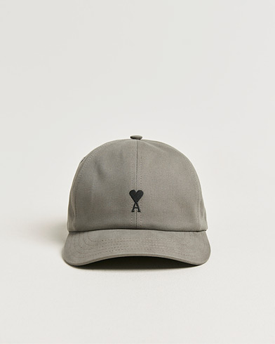 AMI Black Heart Logo Cap Carbone – Grau