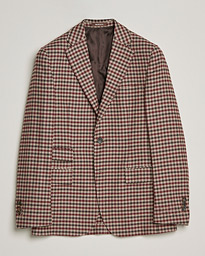  Keith Tartan Cotton/Cashmere Blazer Brown