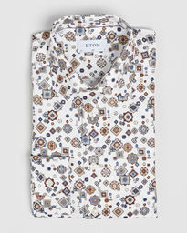  Slim Fit Signature Twill Printed Shirt Multi