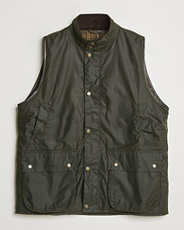  Baracuta x Barbour Wax Gilet Olive