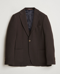  Soft Lambswool Blazer Brown