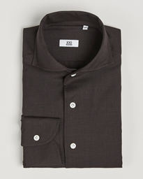  Full Spread Wool Shirt Brown