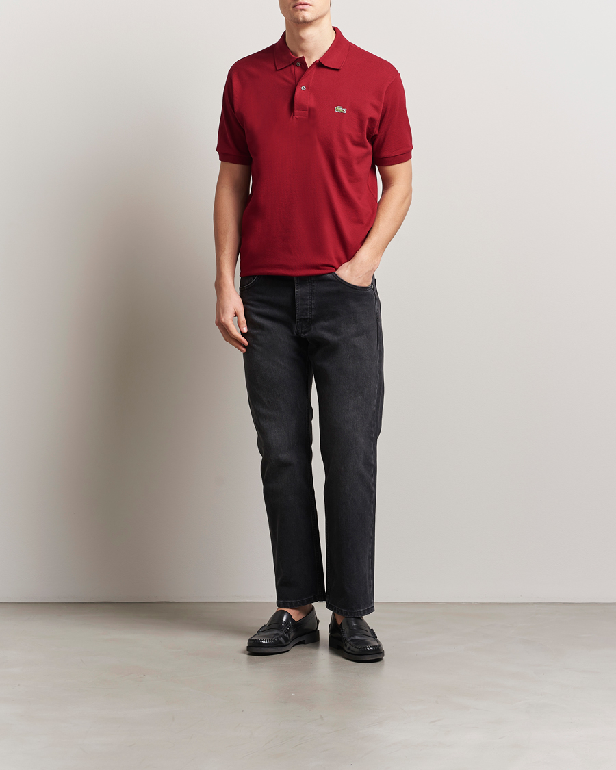 Herren | Poloshirts | Lacoste | Original Polo Piké Bordeaux