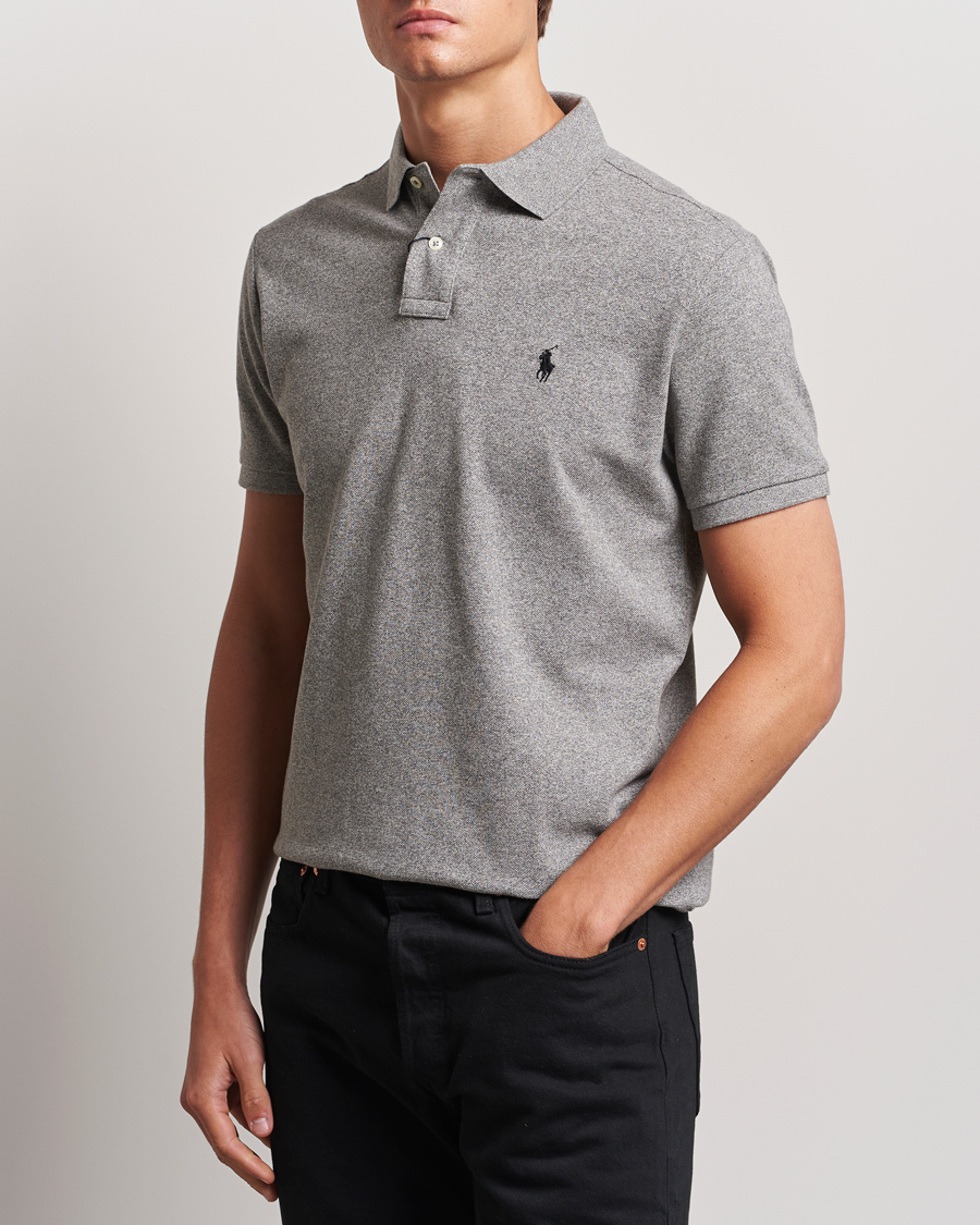 Herren | Poloshirts | Polo Ralph Lauren | Custom Slim Fit Polo Canterbury Heather