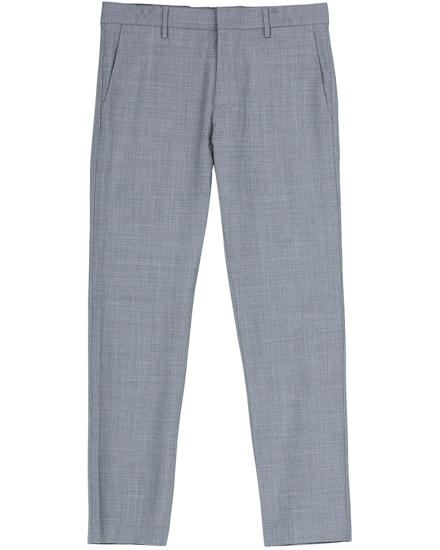 Herren | Hosen | NN07 | Theo Wool Trousers Grey Melange