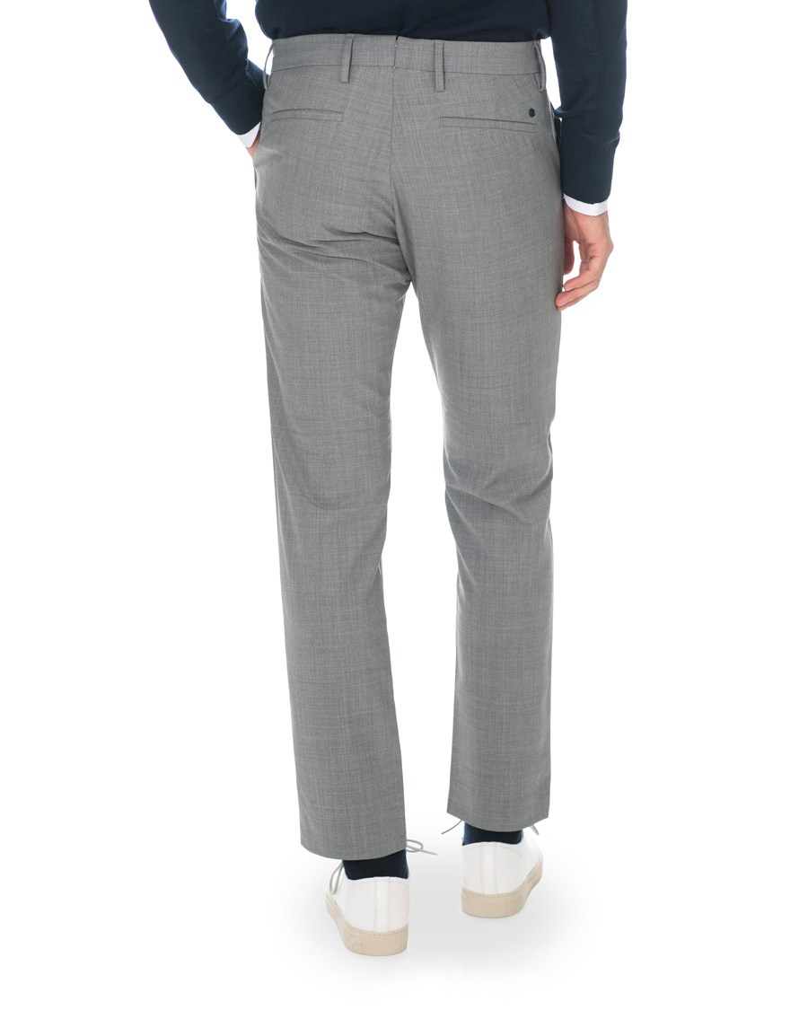 Herren | Hosen | NN07 | Theo Wool Trousers Grey Melange
