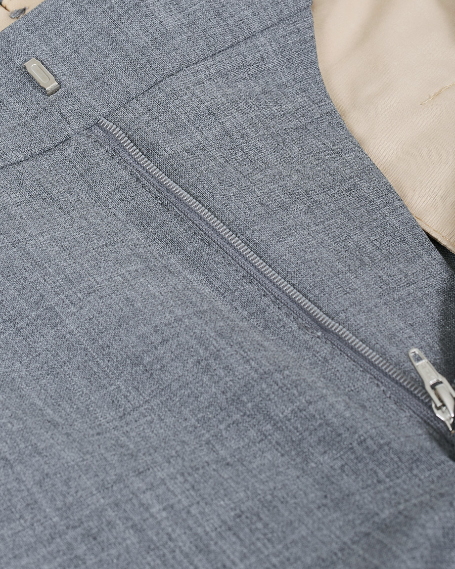 Herren | Hosen | NN07 | Theo Wool Trousers Grey Melange