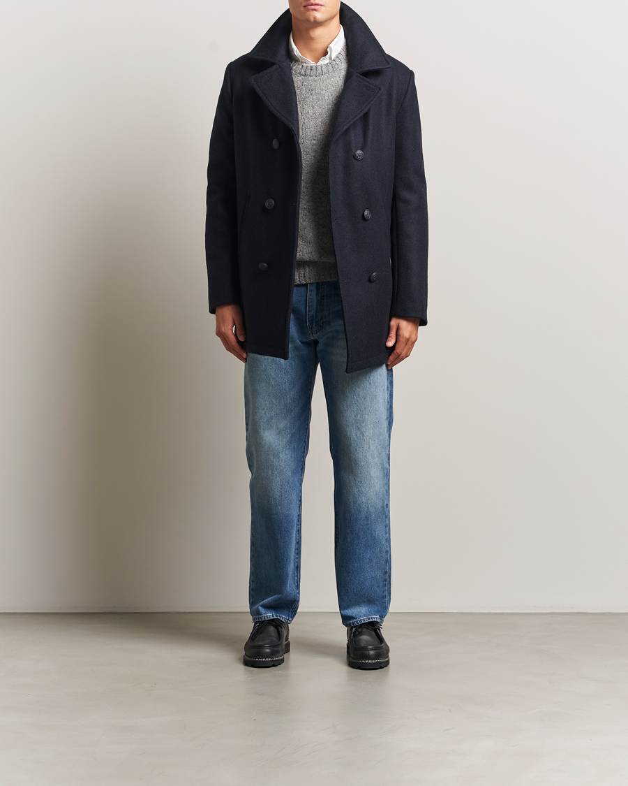 Herren | Jacken | Armor-lux | Kermor Wool Peacoat Navy