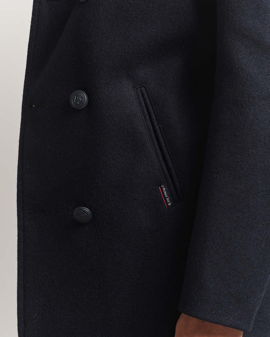 Herren | Jacken | Armor-lux | Kermor Wool Peacoat Navy