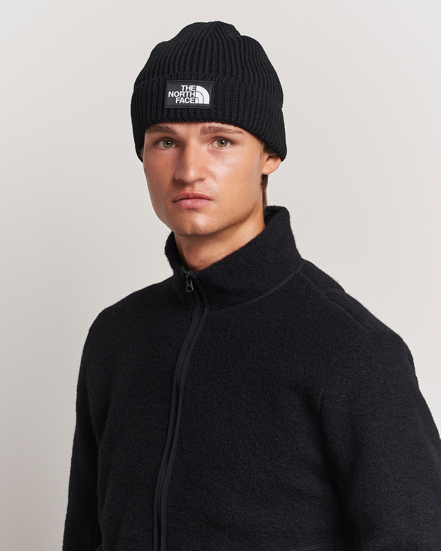 Herren |  | The North Face | Logo Box Cuffed Beanie Black