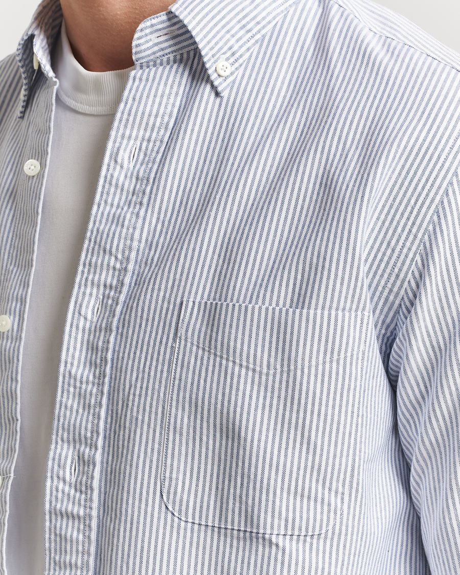 Herren | Hemden | BEAMS PLUS | Oxford Button Down Shirt Light Blue Stripe