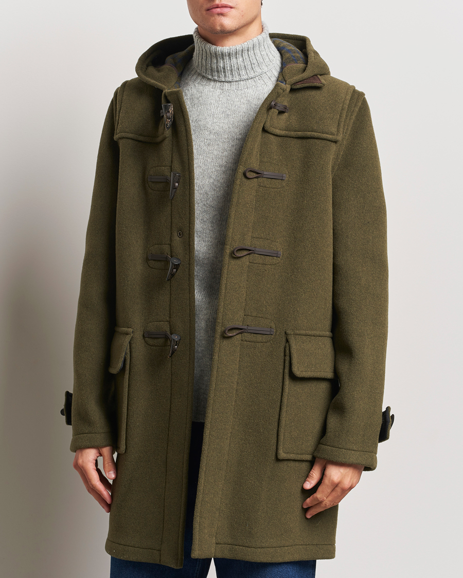 Herren |  | Gloverall | Morris Duffle Coat Loden/Check