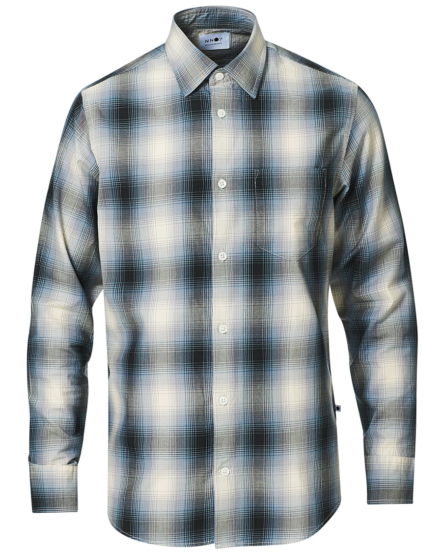 Herren | Hemden | NN07 | Errico Checked Shirt Blue/White