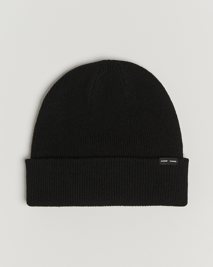 Herren | Mützen | Samsøe Samsøe | The Wool Beanie Black