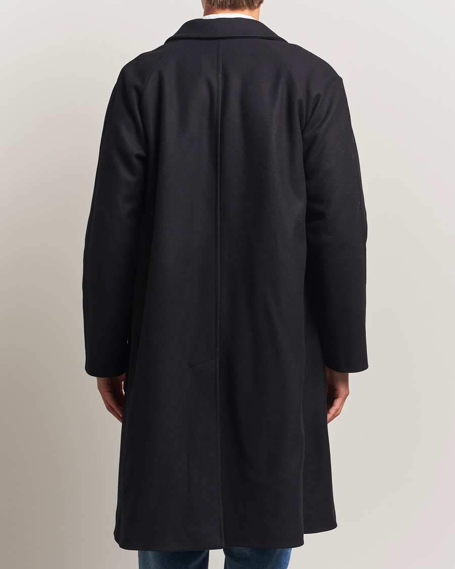 Herren | Jacken | Gloverall | Chesterfield Wool/Cashmere Refined Coat Black