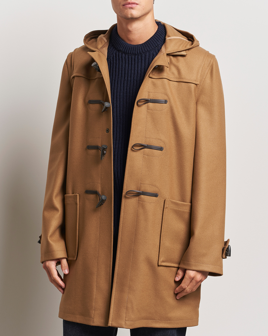 Herren |  | Gloverall | Cashmere Blend Duffle Coat Camel