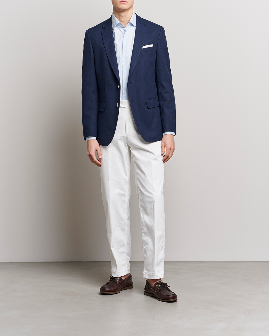 Herren | Sakkos | BOSS BLACK | Hutson Wool/Cotton Club Blazer Dark Blue