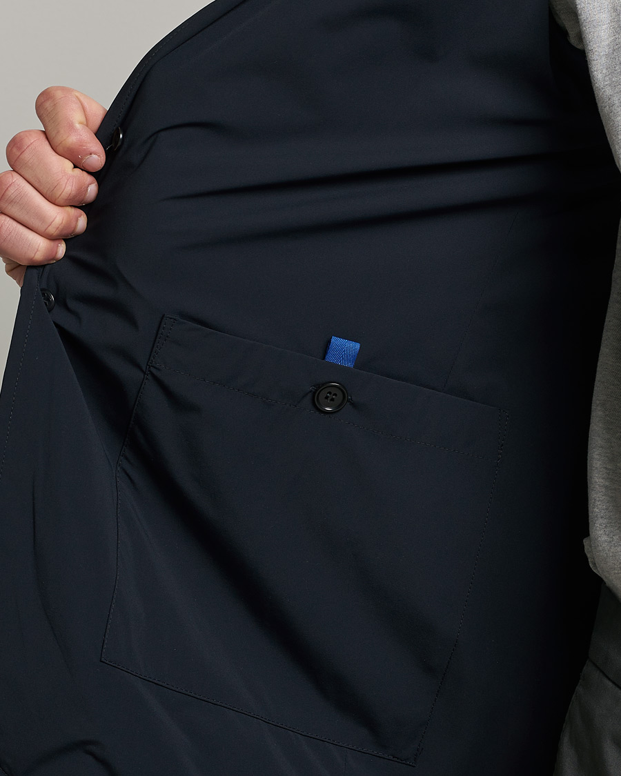 Herren | Sakkos | Aspesi | Stretch Nylon Blazer Navy