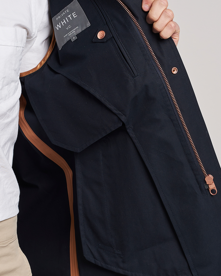 Herren | Jacken | Private White V.C. | Unlined Cotton Ventile Mac Coat 3.0 Midnight