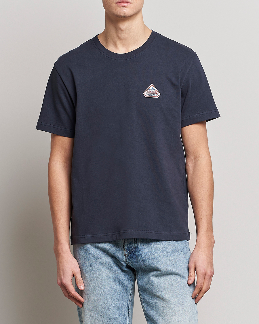 Herren | T-Shirts | Pyrenex | Echo Cotton Logo T-Shirt Amiral