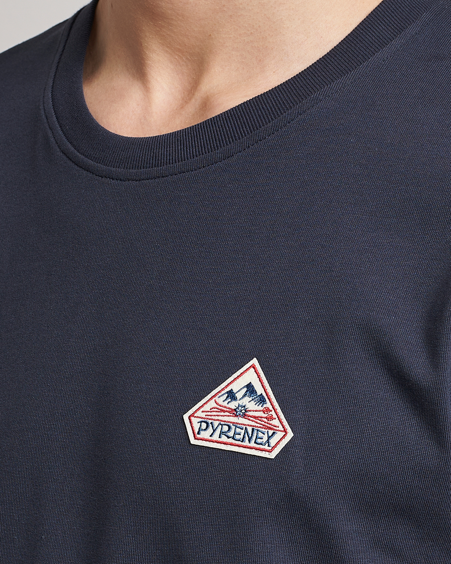 Herren | T-Shirts | Pyrenex | Echo Cotton Logo T-Shirt Amiral