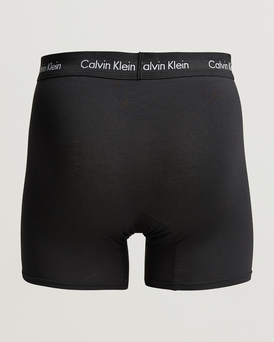 Herren | Unterwäsche | Calvin Klein | Cotton Stretch 3-Pack Boxer Brief Black/Port Red/Grey