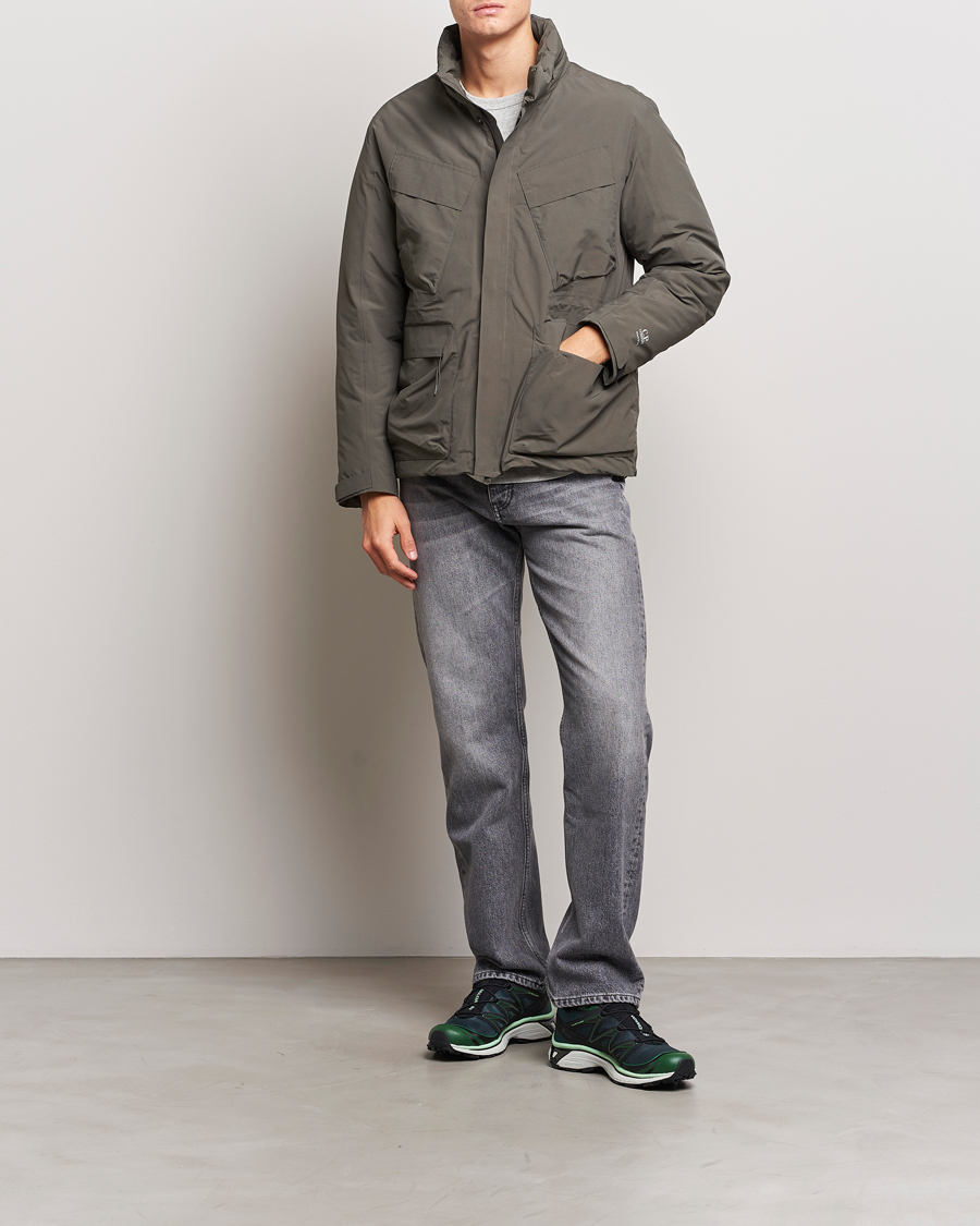Herren | Jacken | C.P. Company | Micro M Re-Cycled Padded Field Jacket Olive