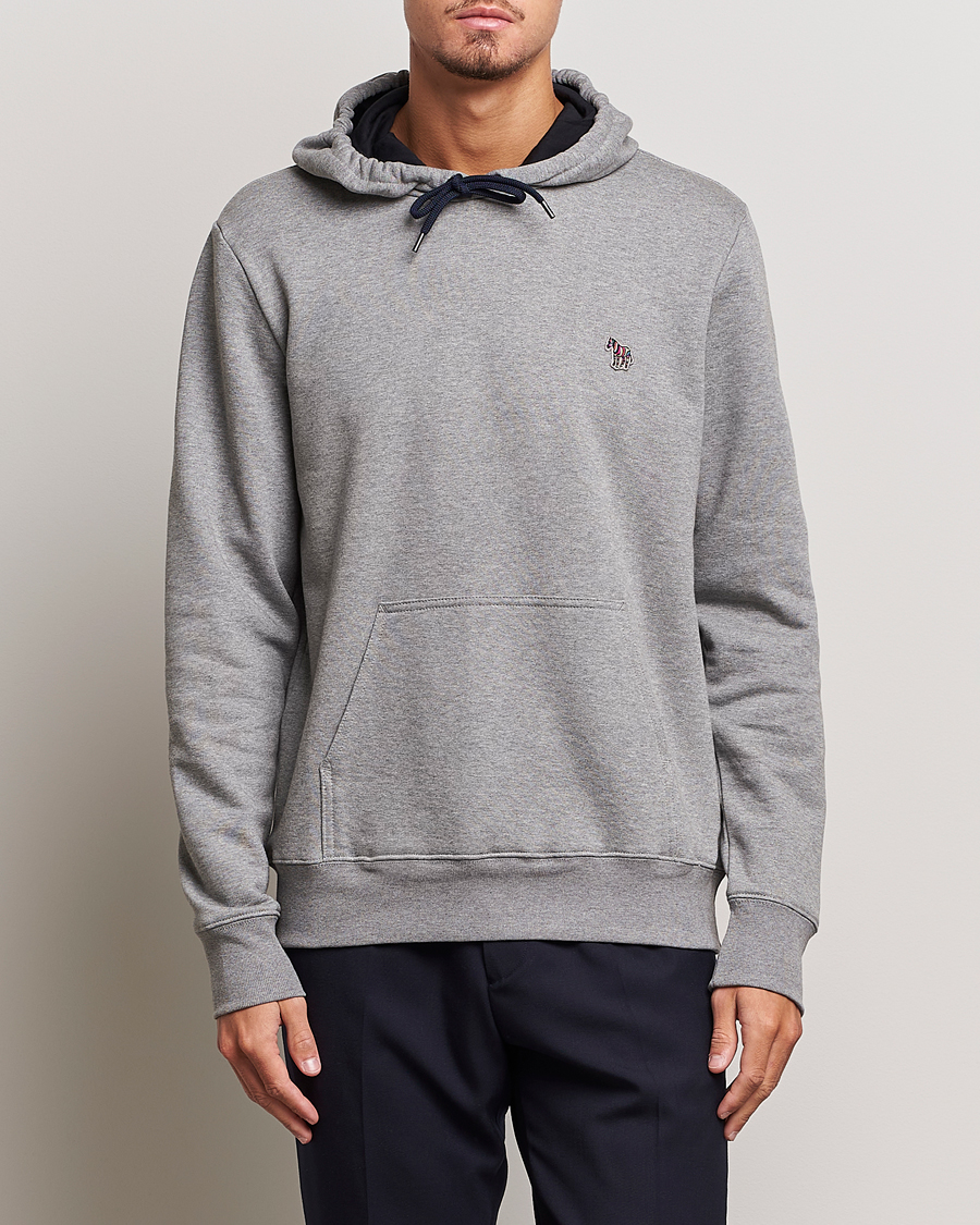 Herren |  | PS Paul Smith | Zebra Organic Cotton Hoodie Grey Melange