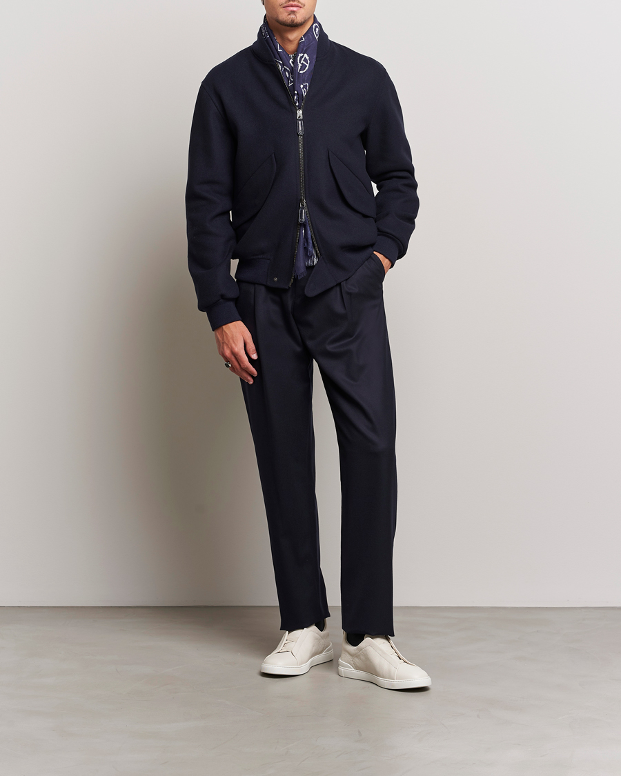 Herren | Jacken | Giorgio Armani | Wool/Cashmere Bomber Jacket Navy