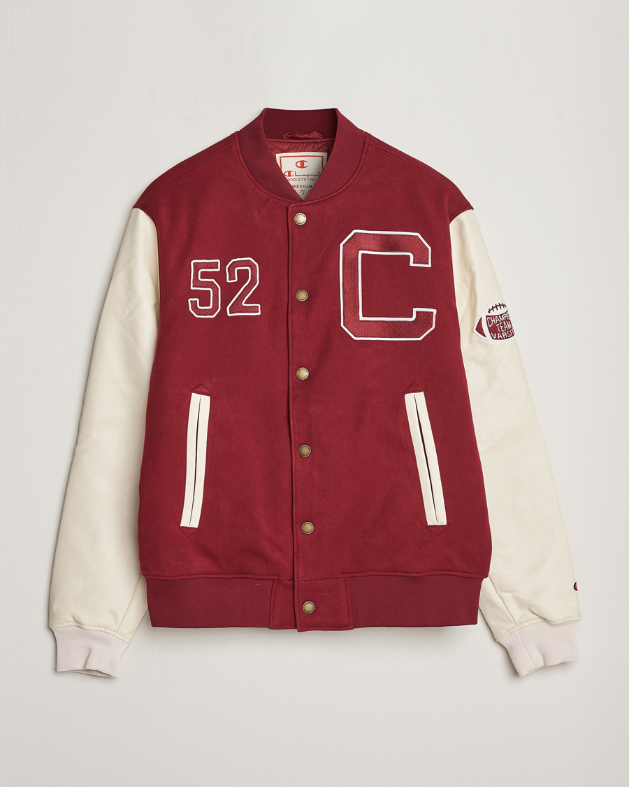 Herren | Jacken | Champion | Archive Varsity Bomber Jacket Cabernet
