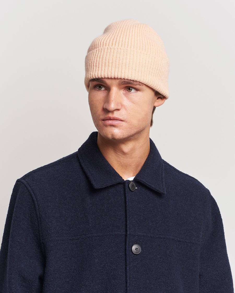 Herren |  | Le Bonnet | Lambswool/Caregora Beanie Peach