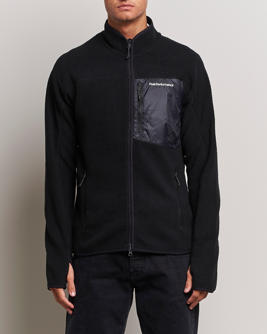 Herren |  | Peak Performance | Pile Full Zip Black