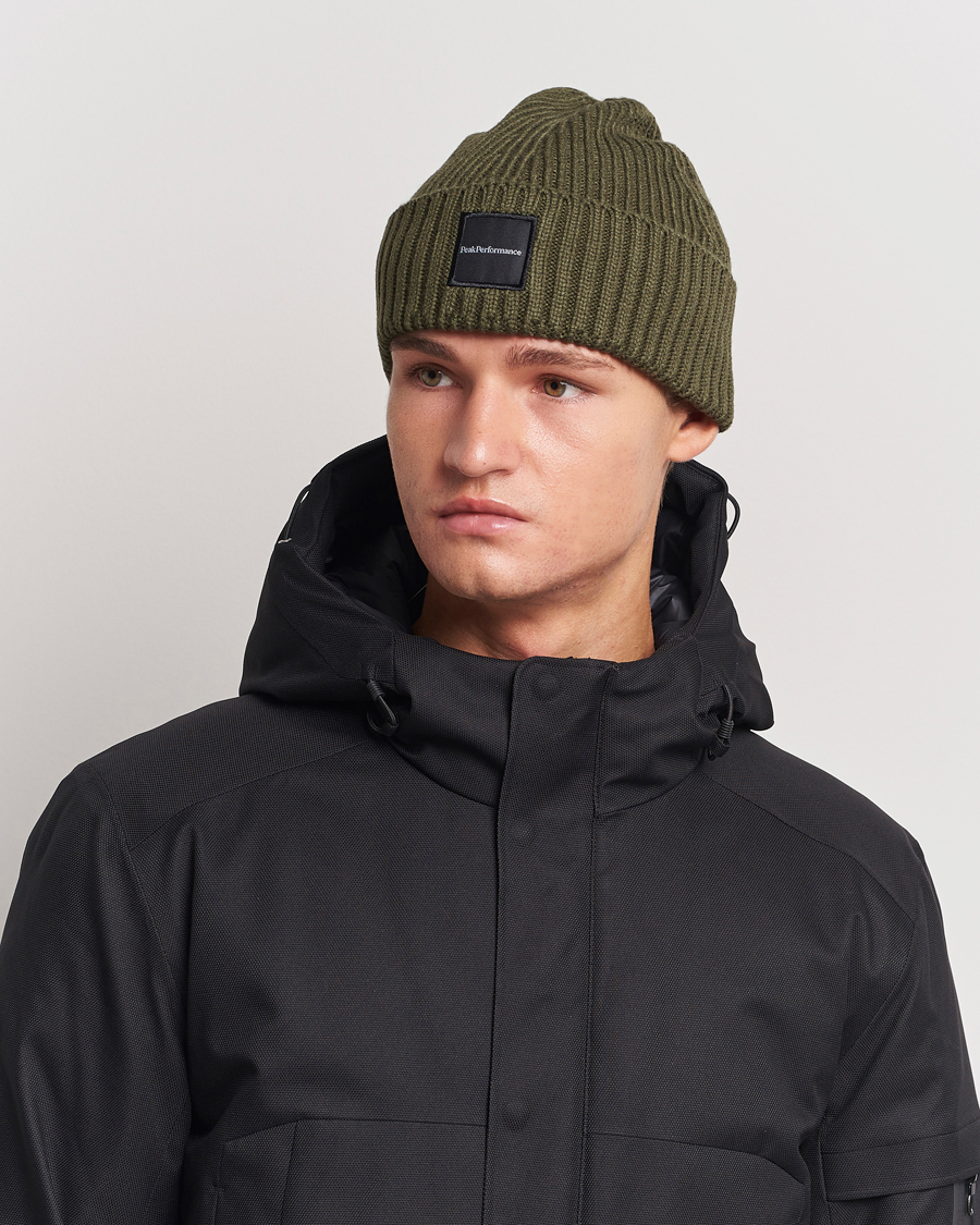 Herren | Accessoires | Peak Performance | Cornice Ribbed Hat Pine Needle