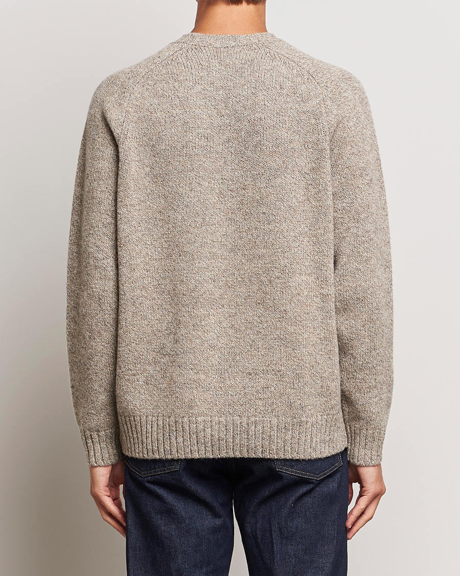 Herren | Pullover | Filson | Irish Wool 5-Guage Knitted Sweater Natural/Brown