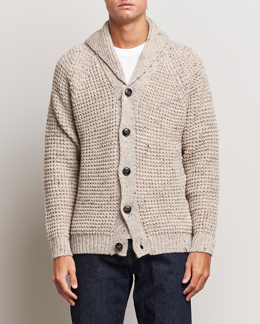 Herren |  | Peregrine | Waffle Wool Shawl Cardigan Skiddaw