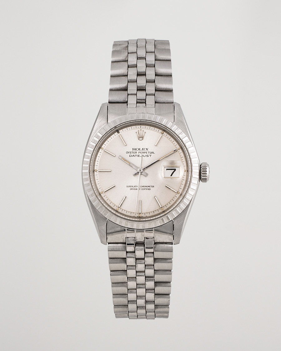 Herren | Rolex Pre-Owned Datejust 1601-3 Oyster Perpetual Steel Black | Rolex Pre-Owned | Datejust 1601-3 Oyster Perpetual Steel Black