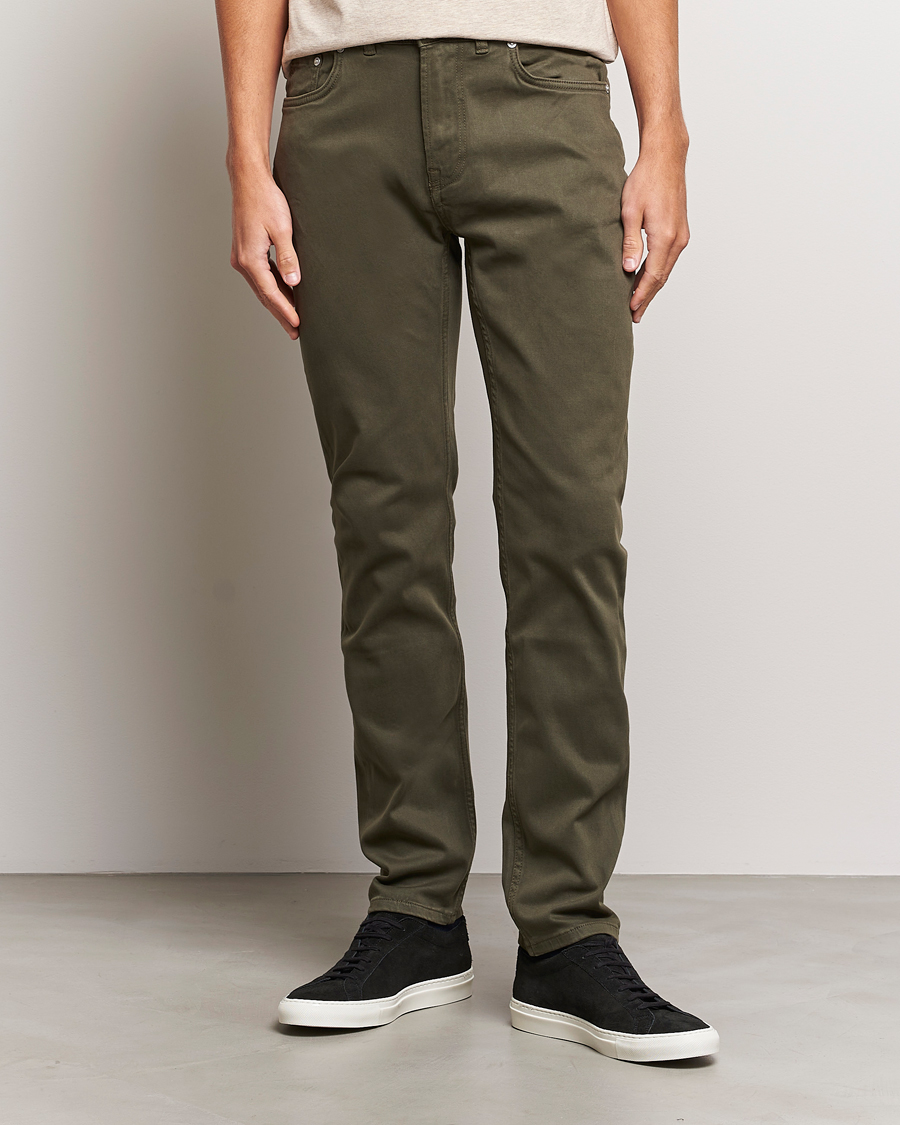 Herren |  | Morris | James Brushed 5-Pocket Pant Olive