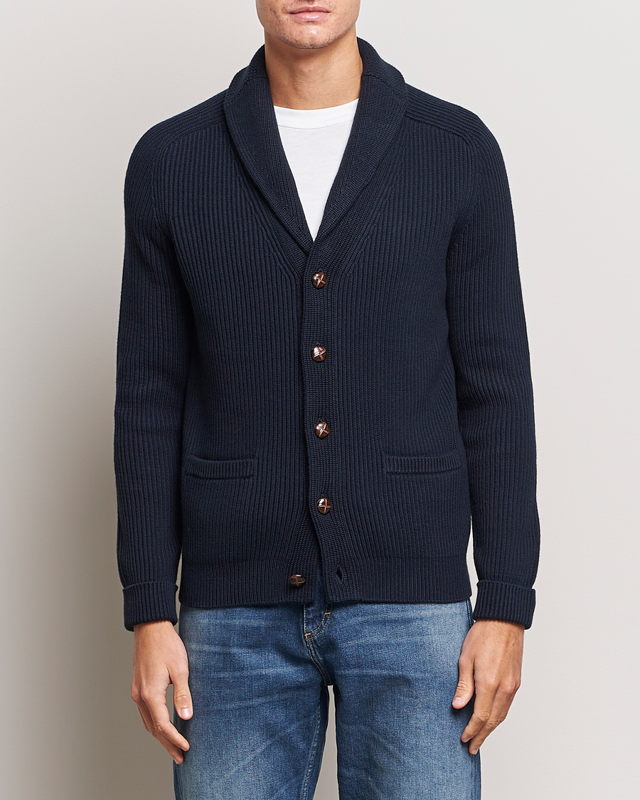 Herren | Kategorie | Morris | Brayden Shawl Cardican Navy