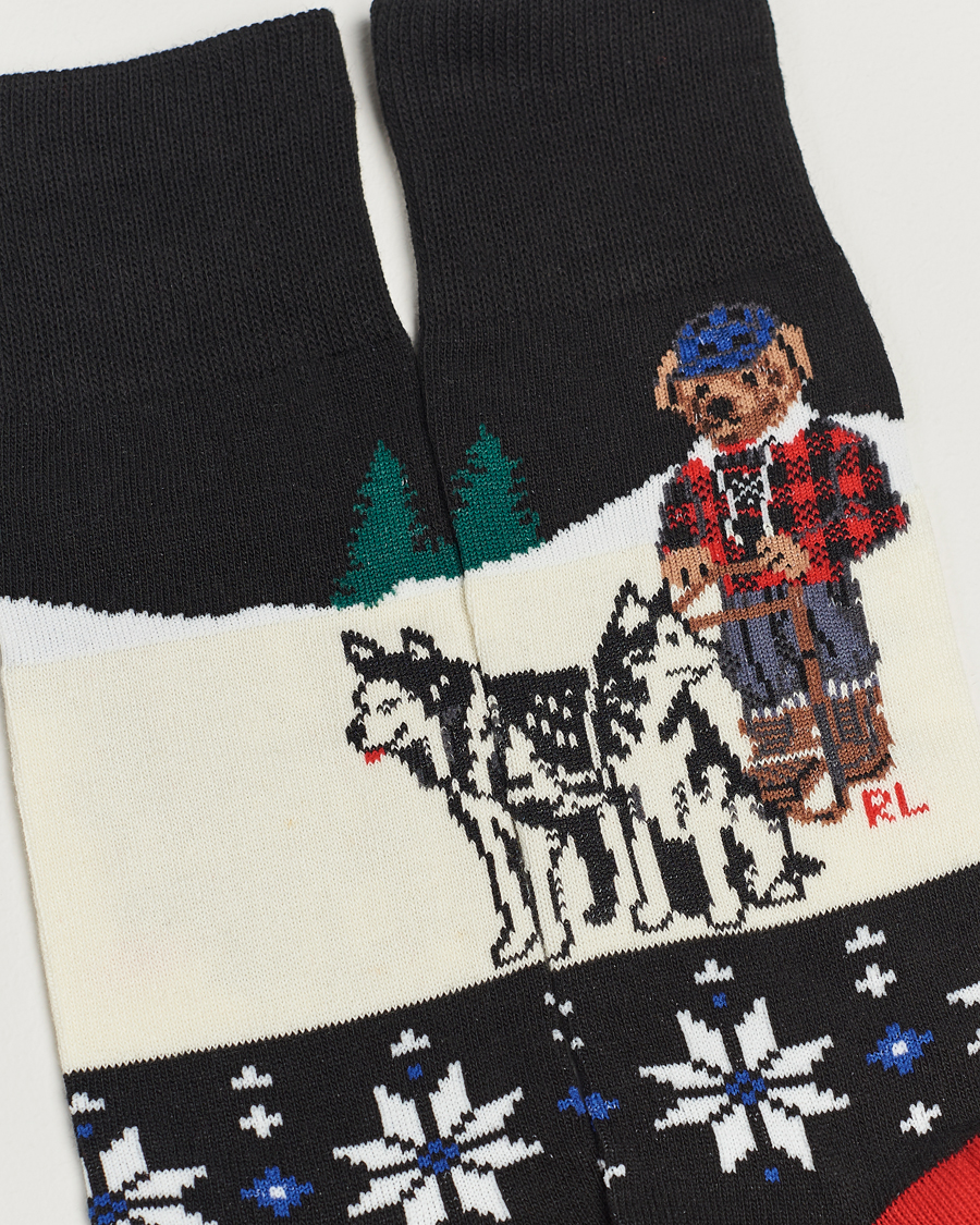 Herren | Unterwäsche | Polo Ralph Lauren | Holiday Bear Socks Navy/White