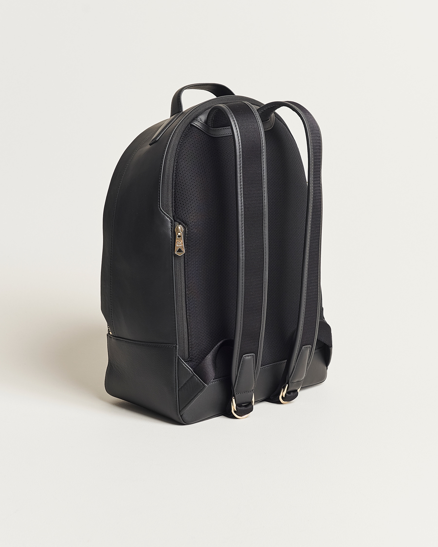 Herren |  | Paul Smith | Leather Stripe Backpack Black