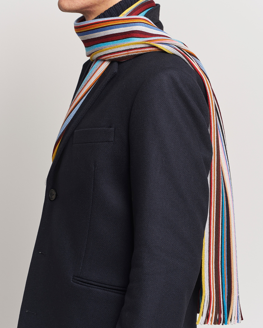 Herren |  | Paul Smith | Merino Wool Signature Scarf Multi