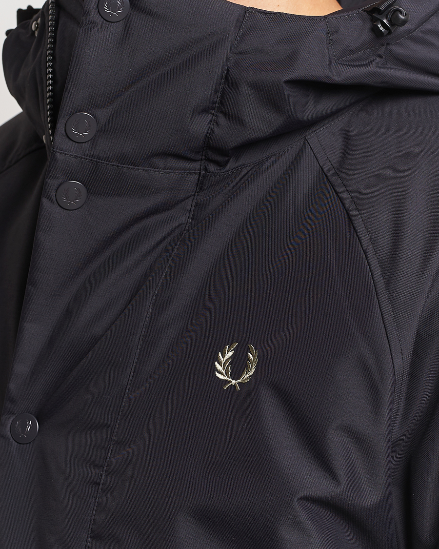 Herren | Jacken | Fred Perry | Padded Zip Through Parka Black
