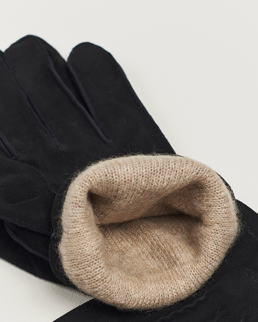 Herren | Handschuhe | GANT | Classic Suede Gloves Black